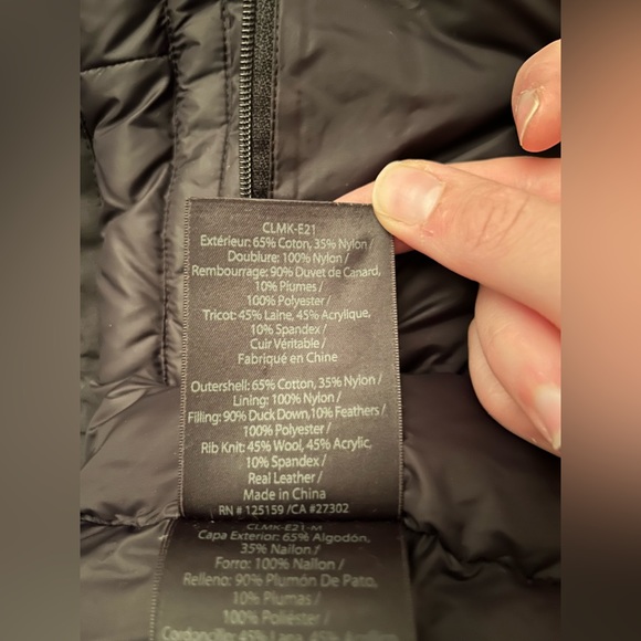 MACKAGE - Womens Winter Coat w/Fur Trim Hood Collar - Picture 9 of 11